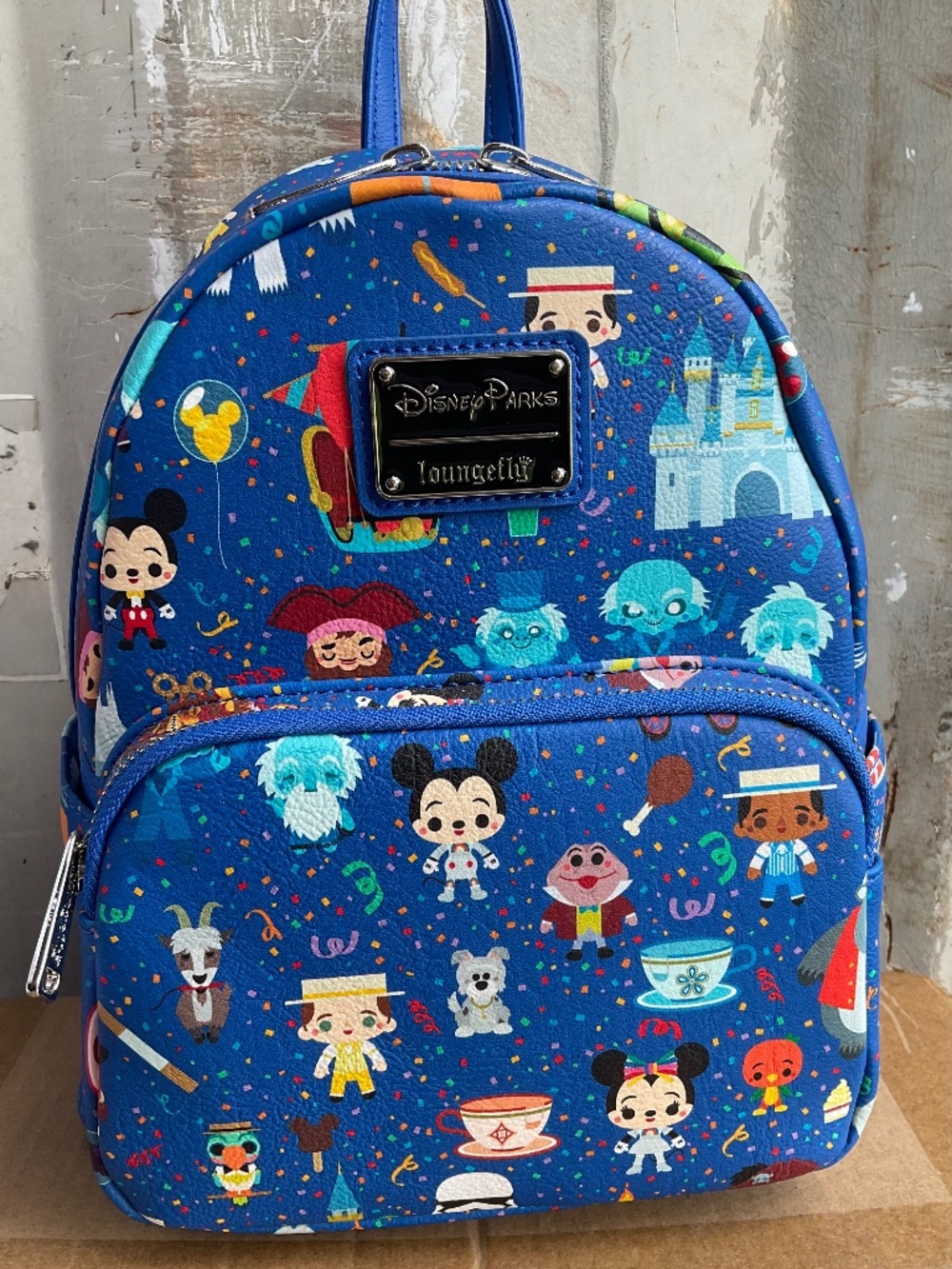 LOUNGEFLY  DISNEY PARKS CHIBI BACKPACK  RETIRED  NWT